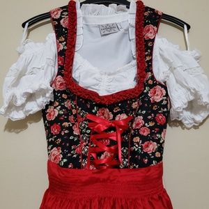 Authentic German Dirndl Beer Maid Dress